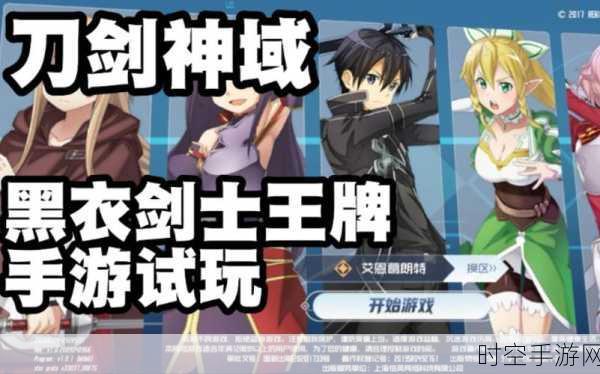 刀剑神域黑衣剑士王牌，新手必知的全方位攻略秘籍