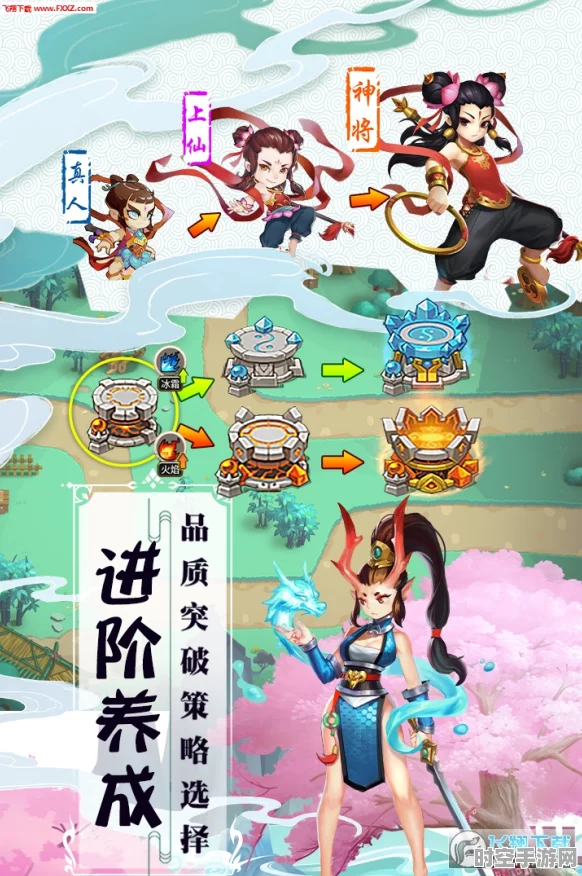 塔防西游记仙将妖兽获取新解，非钱途，技术助力游戏新体验